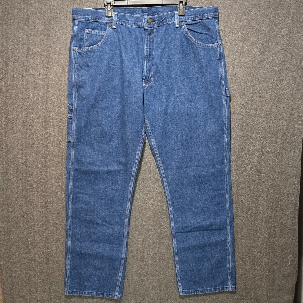 Men 36x34 KEY Authentic Traditional Fit Blue 100%‎ Cotton Denim Jeans New w/Tags